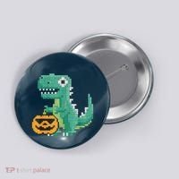 Halloween Dinosaur Kids Master Builder Building Blocks Brick Button thumb 0
