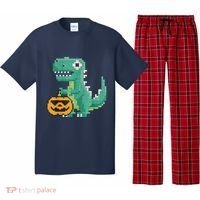 Halloween Dinosaur Kids Master Builder Building Blocks Brick Pajama Set thumb 0