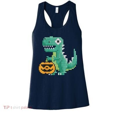 Halloween Dinosaur Kids Master Builder Building Blocks Brick Women's Tank Top
