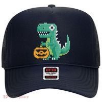 Halloween Dinosaur Kids Master Builder Building Blocks Brick Hat thumb 0