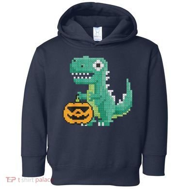 Halloween Dinosaur Kids Master Builder Building Blocks Brick Toddler Hoodie