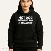 Hot Dog Looking For A Hallway Funny Hoodie thumb 5