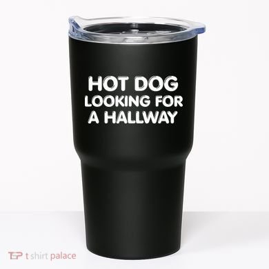 Hot Dog Looking For A Hallway Funny Tumbler