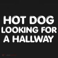 Hot Dog Looking For A Hallway Funny Visor thumb 3