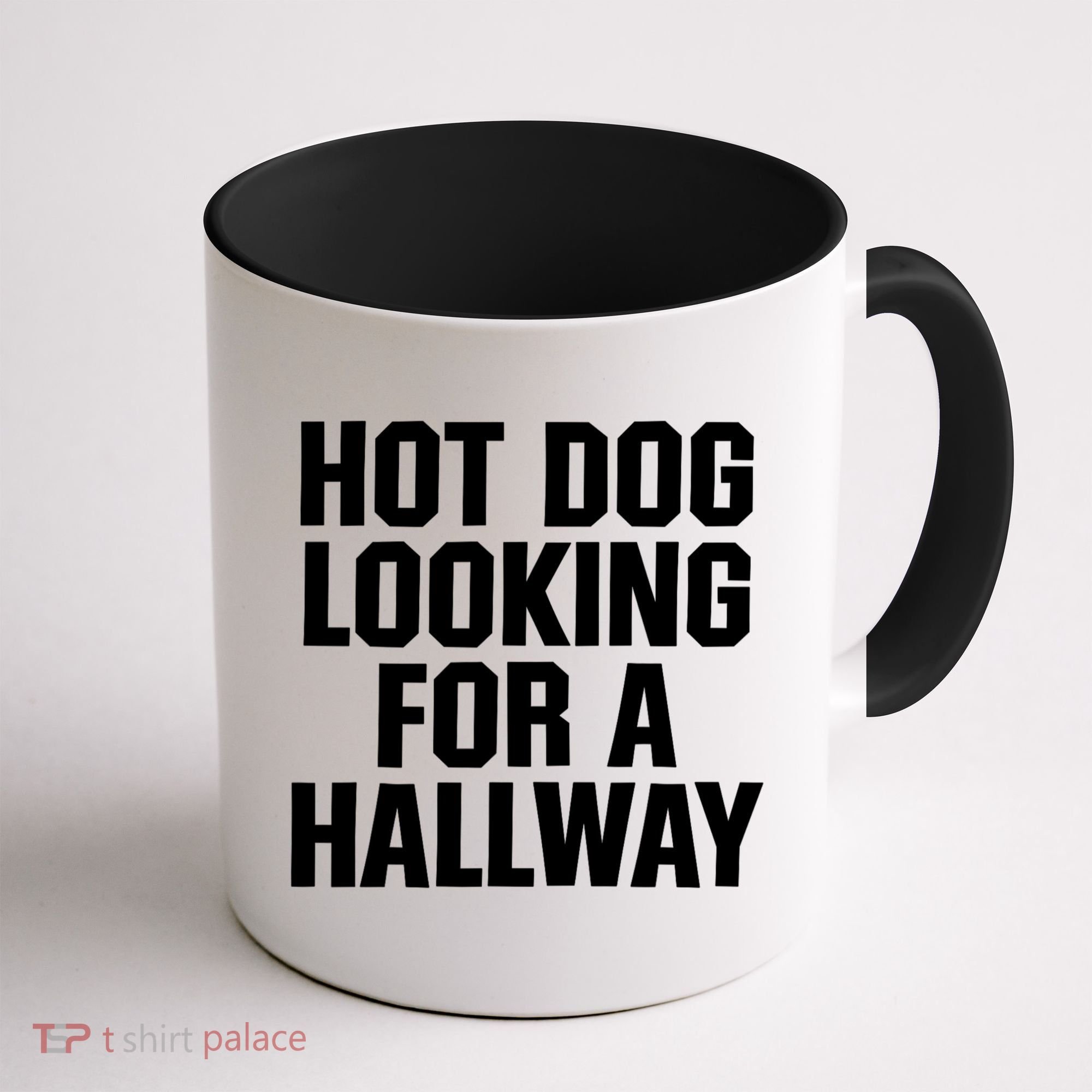 Hot Dog Looking For A Hallway Fast Food Funny Coffee Mug