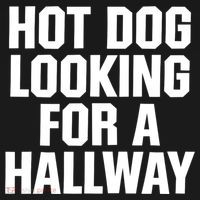 Hot Dog Looking For A Hallway Fast Food Funny Ornament thumb 1