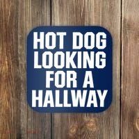 Hot Dog Looking For A Hallway Fast Food Funny Coaster thumb 0