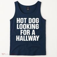 Hot Dog Looking For A Hallway Fast Food Funny Tank Top thumb 2