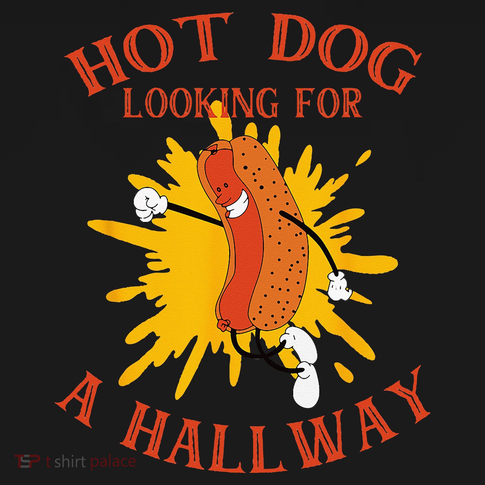 Hot Dog Looking For A Hallway Apparel USA-Made Doggie Bandana