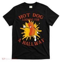 Hot Dog Looking For A Hallway Apparel T-Shirt thumb 0
