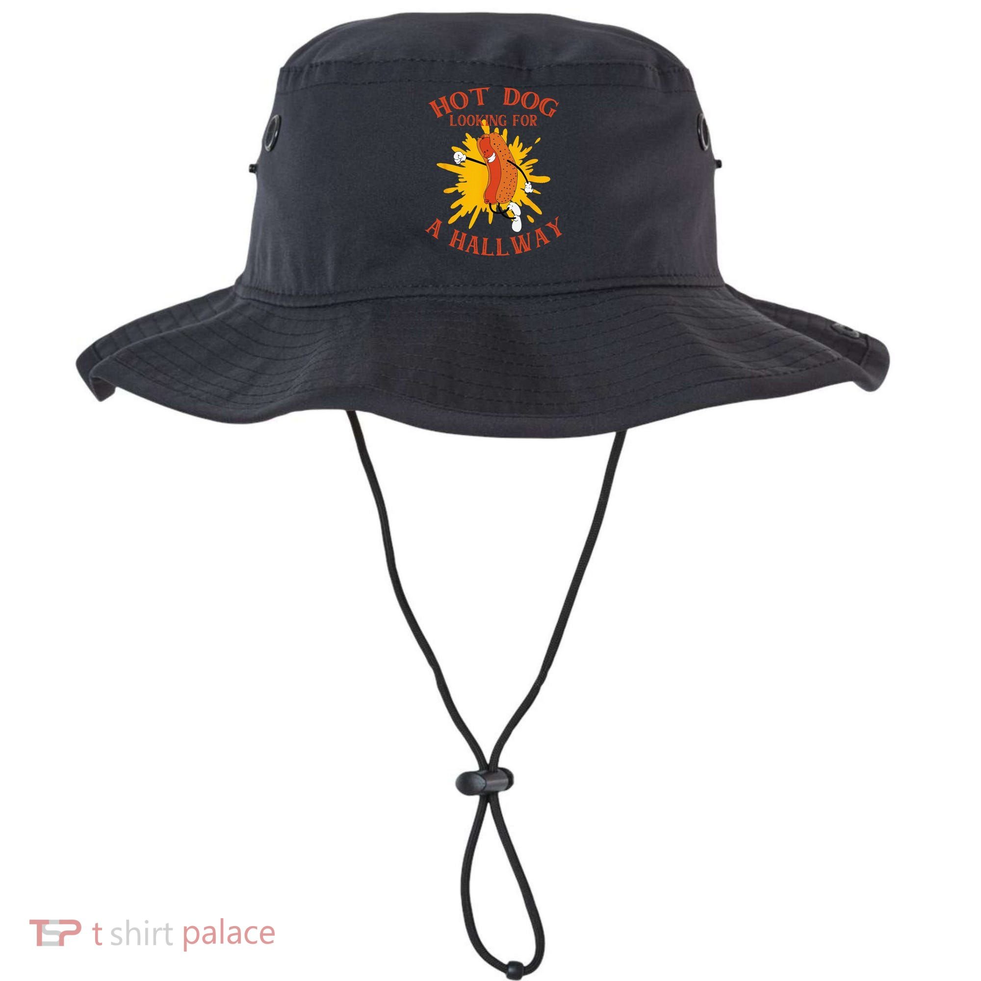 Hot Dog Looking For A Hallway Apparel Bucket Hat
