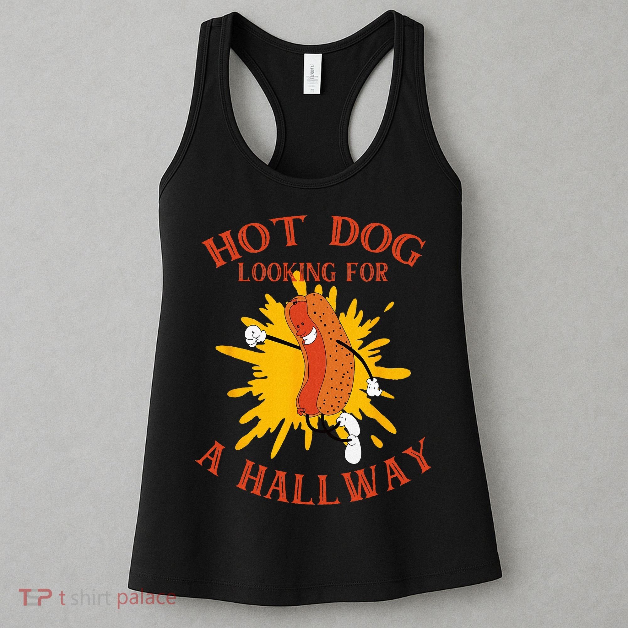 Hot Dog Looking For A Hallway Apparel Women's Tank Top