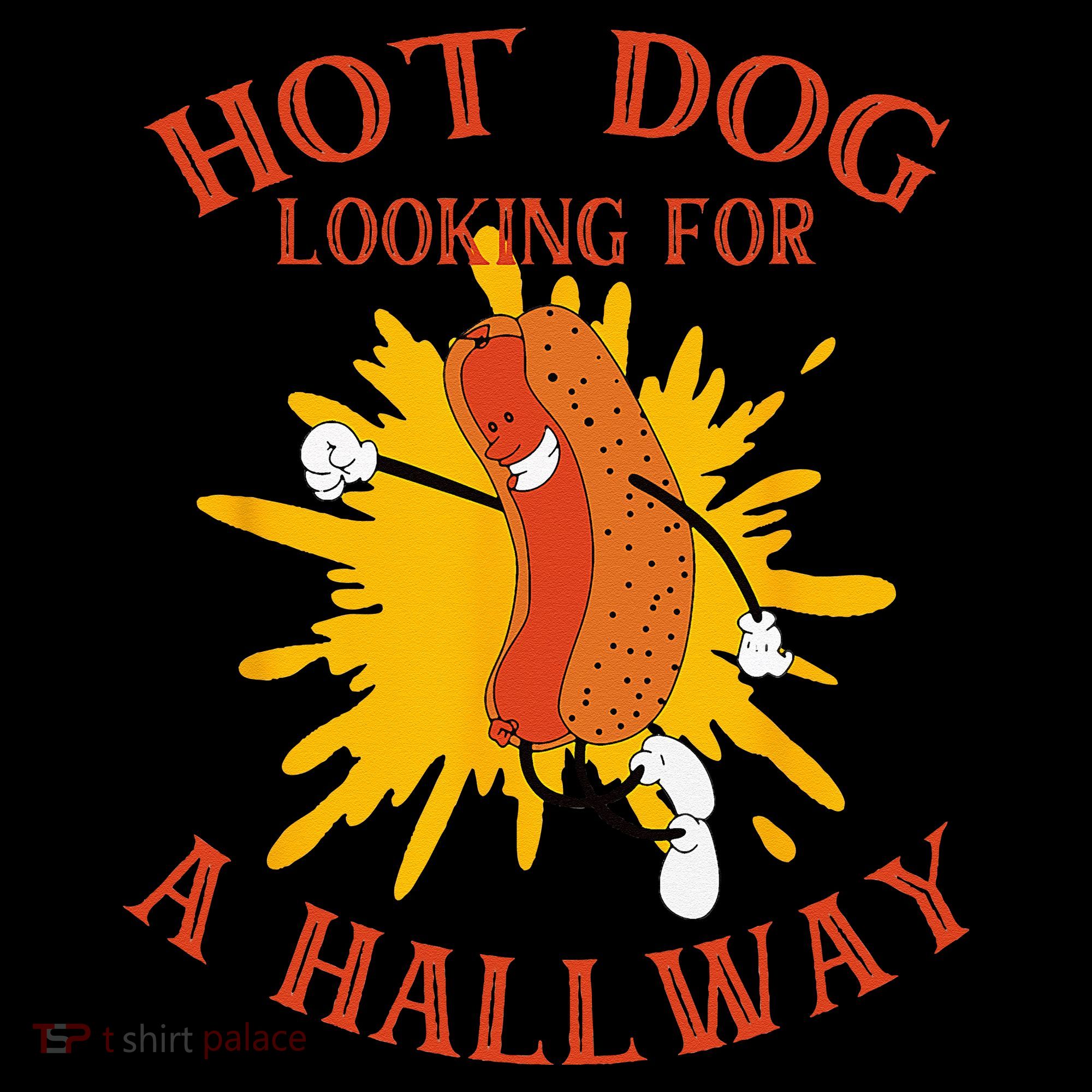 Hot Dog Looking For A Hallway Apparel Tank Top