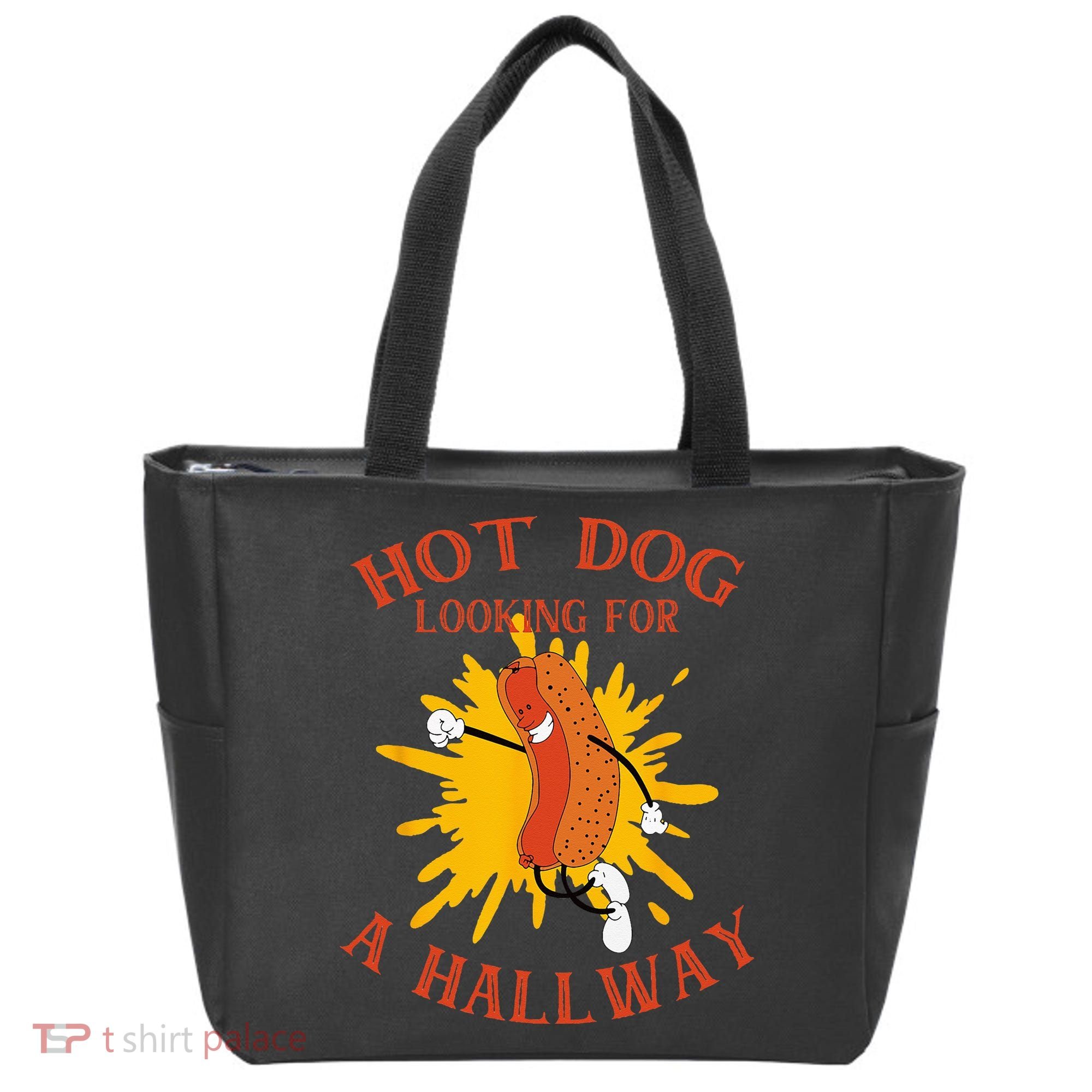 Hot Dog Looking For A Hallway Apparel Tote Bag