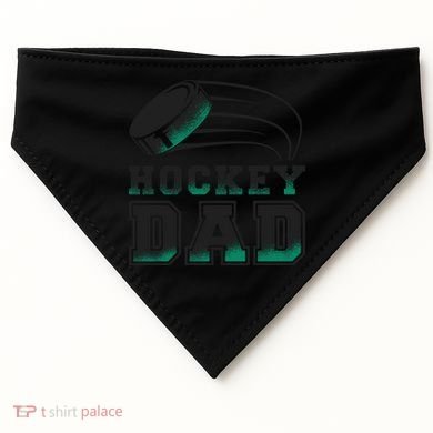Hockey Dad Logo USA-Made Doggie Bandana