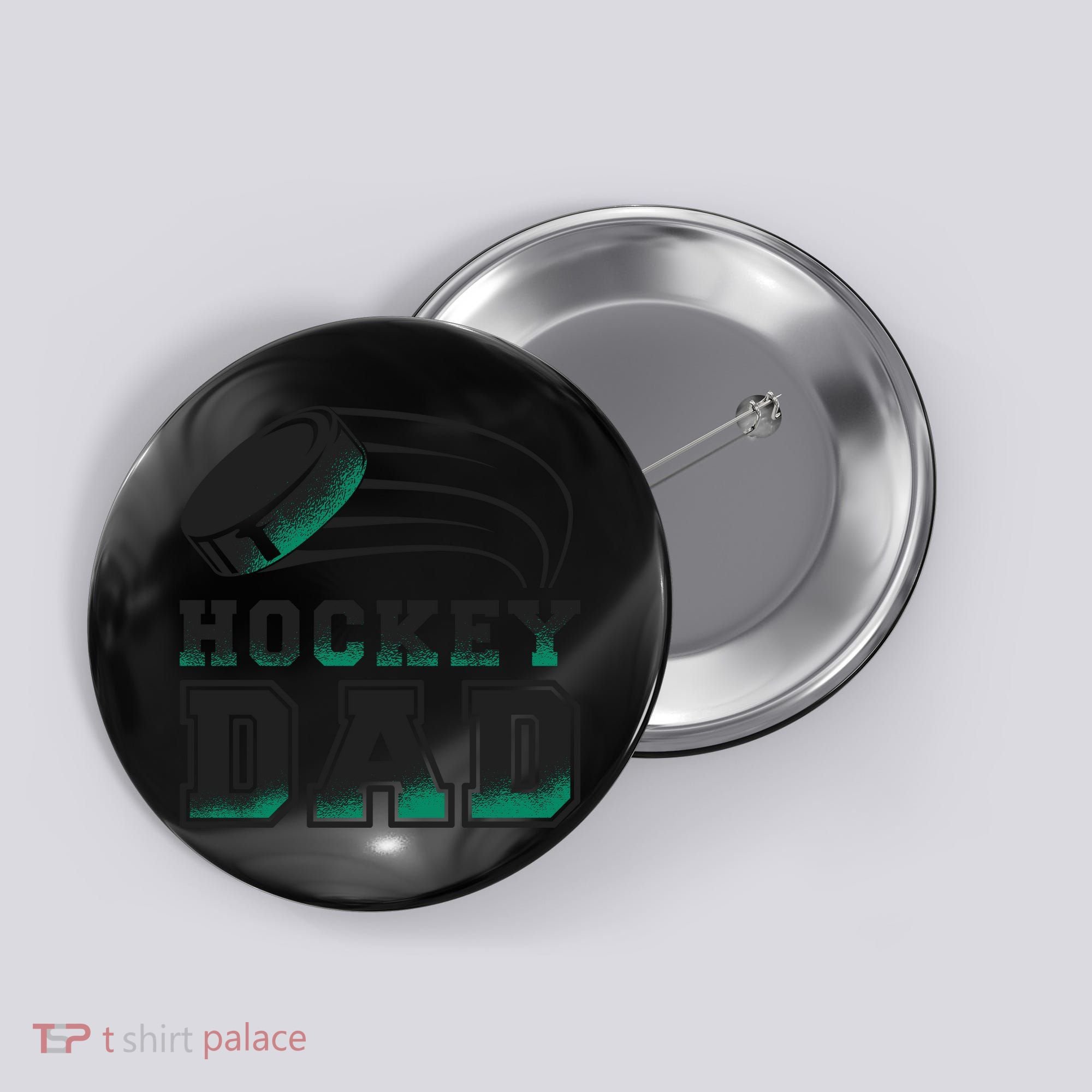 Hockey Dad Logo Button