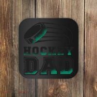 Hockey Dad Logo Coaster thumb 0