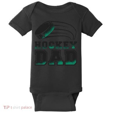 Hockey Dad Logo Baby Bodysuit