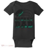 Hockey Dad Logo Baby Bodysuit thumb 0