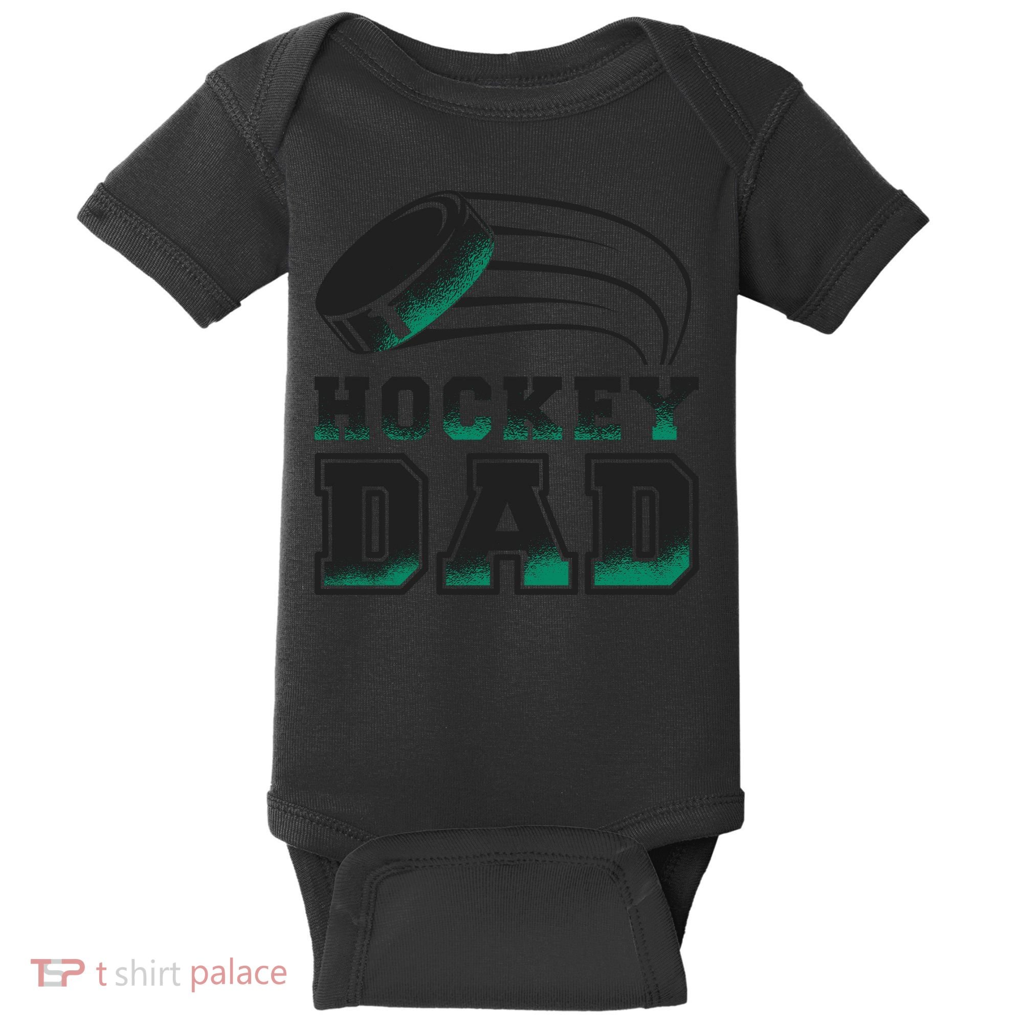 Hockey Dad Logo Baby Bodysuit