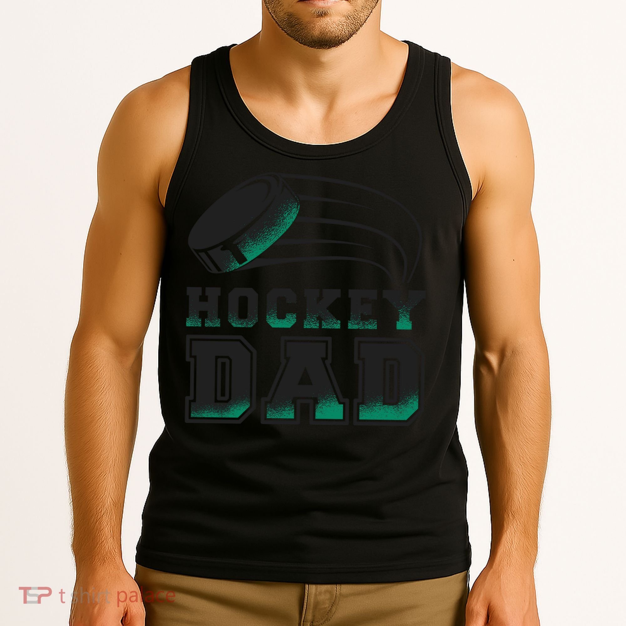 Hockey Dad Logo Tank Top