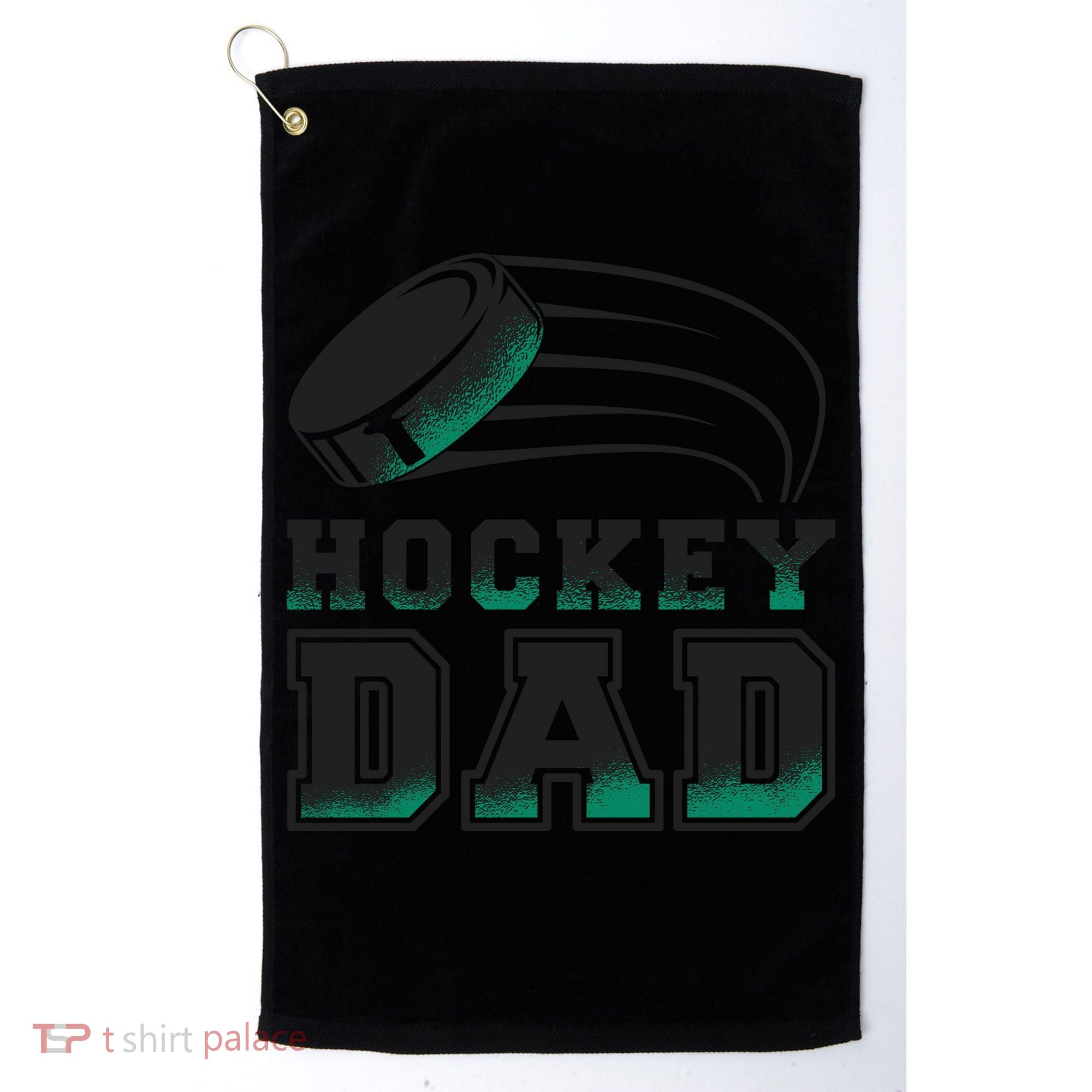 Hockey Dad Logo Golf Towel