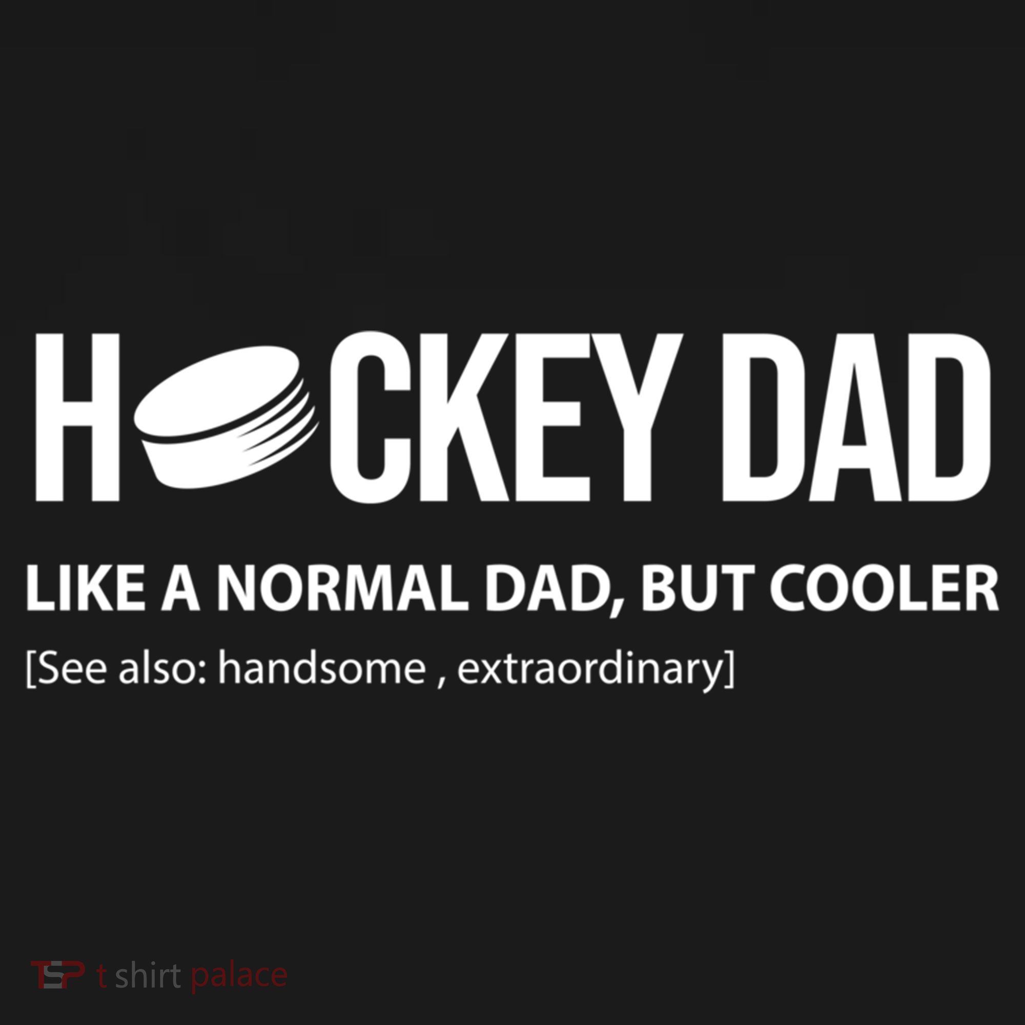 Hockey Dad Like A Normal Dad But Cooler Cute Gift USA-Made Doggie Bandana