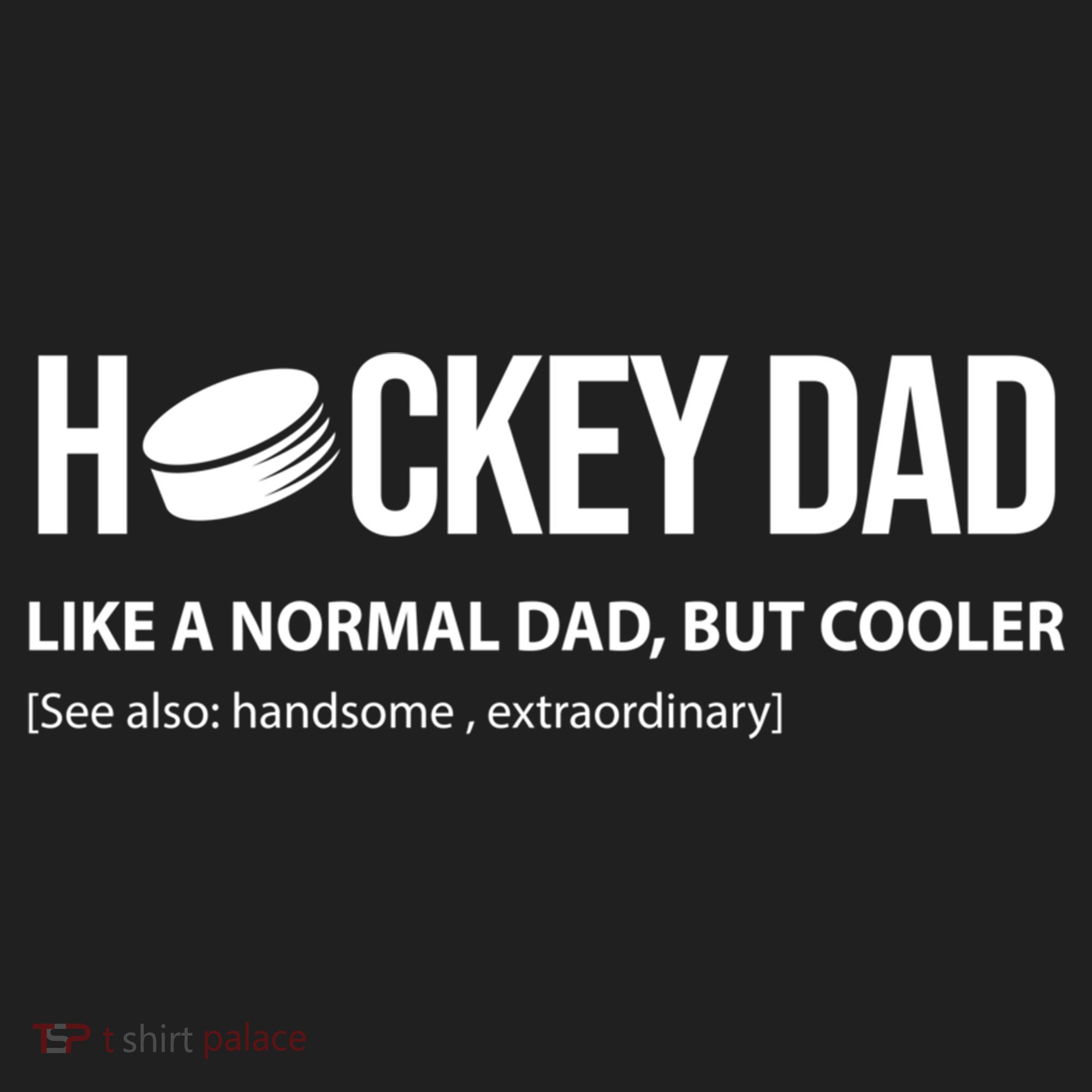 Hockey Dad Like A Normal Dad But Cooler Cute Gift Golf Towel