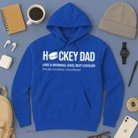 Hockey Dad Like A Normal Dad But Cooler Cute Gift Hoodie thumb 3