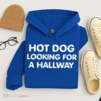 Hot Dog Looking For A Hallway Funny Hoodie thumb 4