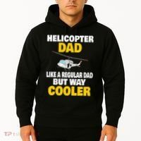 Helicopter Dad Like A Regular Dad But Way Cooler Hoodie thumb 2