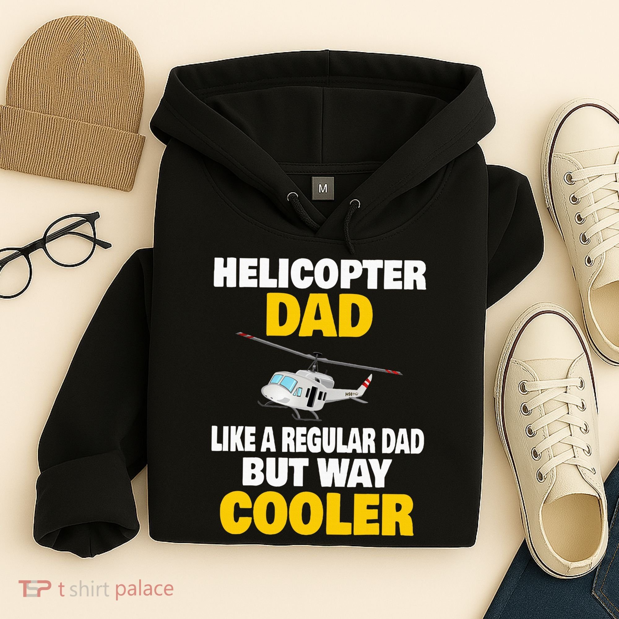 Helicopter Dad Like A Regular Dad But Way Cooler Hoodie