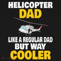 Helicopter Dad Like A Regular Dad But Way Cooler Backpack thumb 2