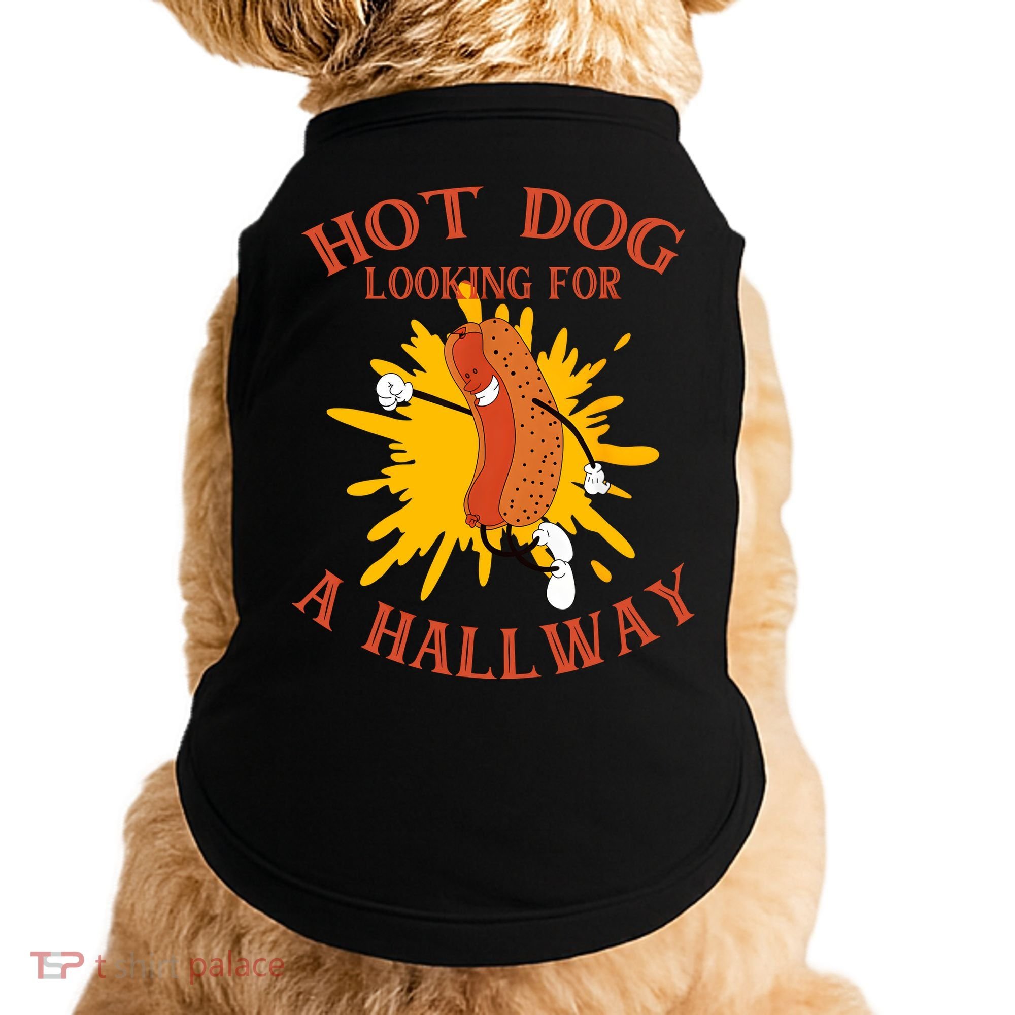 Hot Dog Looking For A Hallway Apparel Doggie Tank
