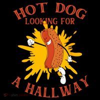 Hot Dog Looking For A Hallway Apparel Mousepad thumb 1