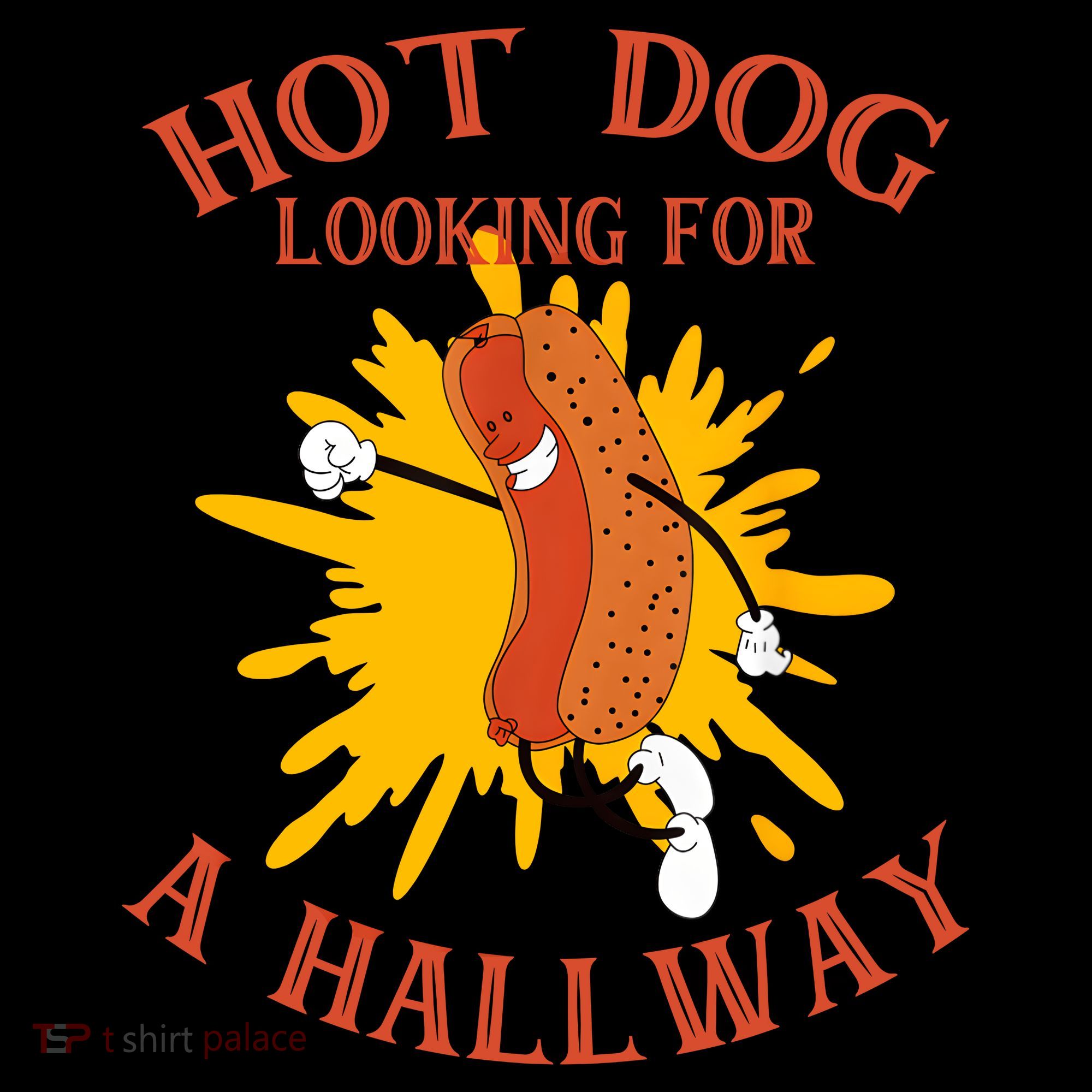 Hot Dog Looking For A Hallway Apparel Mousepad