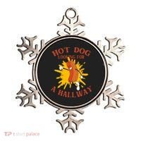 Hot Dog Looking For A Hallway Apparel Ornament thumb 0