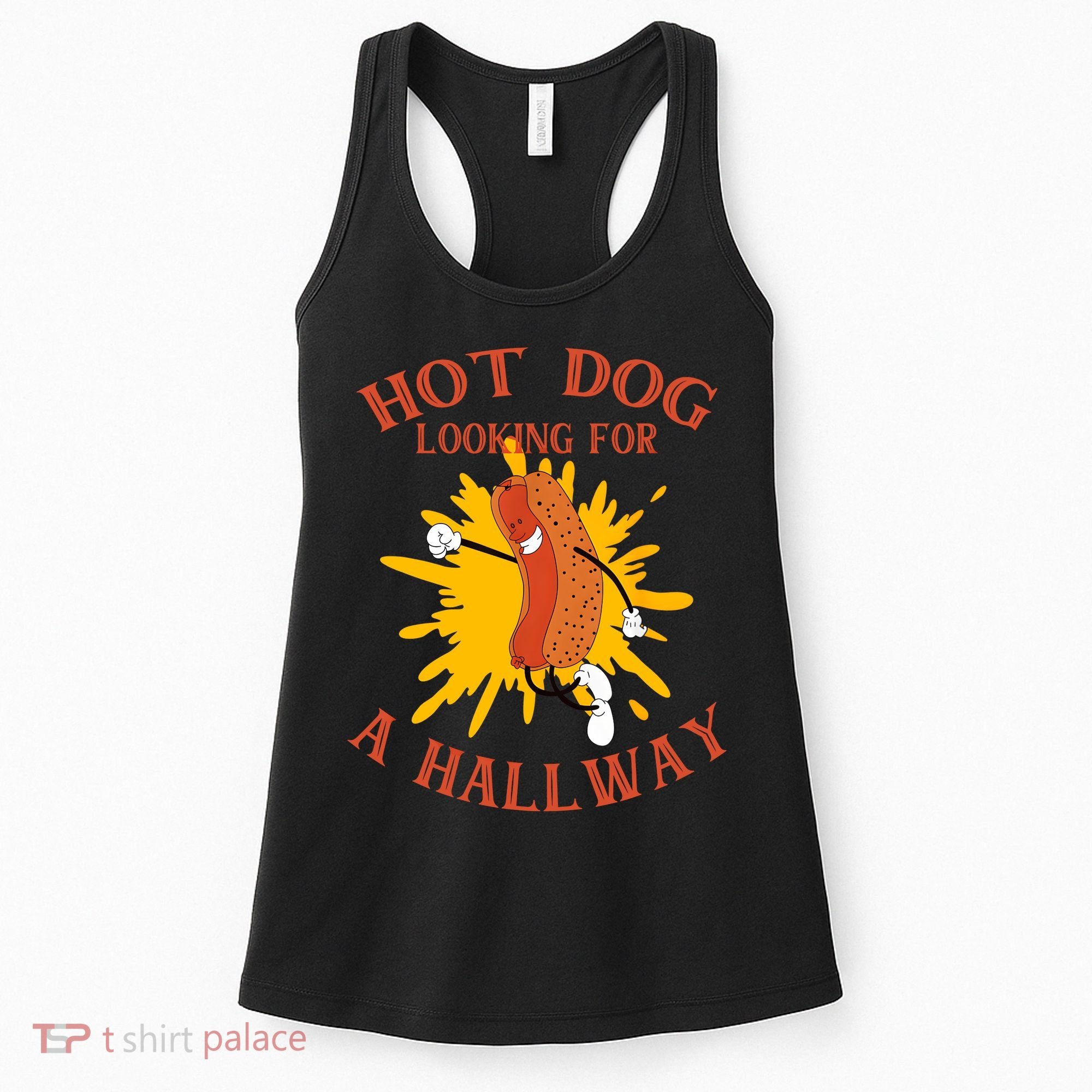Hot Dog Looking For A Hallway Apparel Women's Tank Top