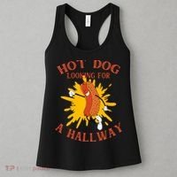 Hot Dog Looking For A Hallway Apparel Women's Tank Top thumb 3