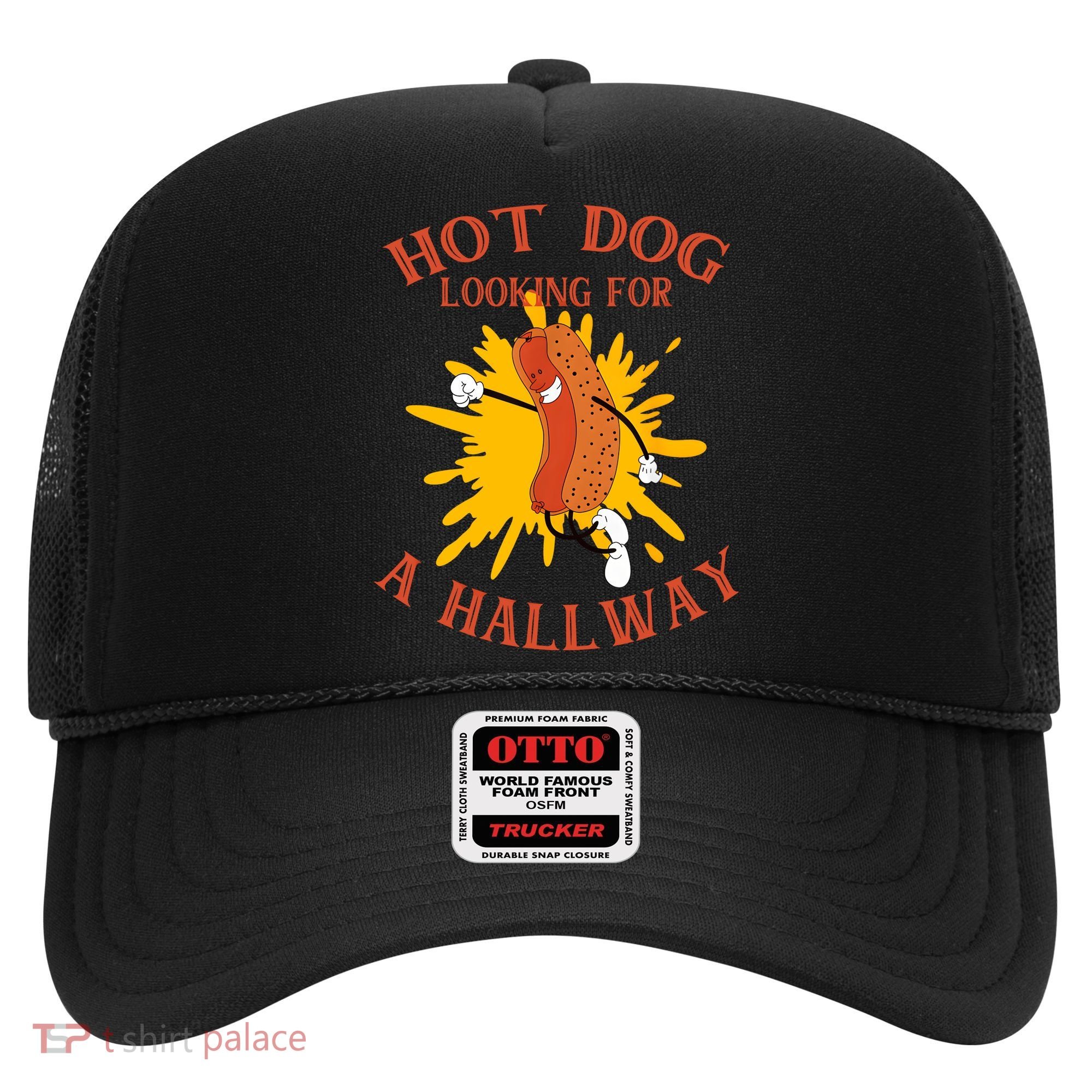 Hot Dog Looking For A Hallway Apparel Hat