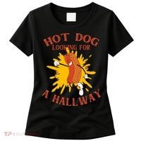 Hot Dog Looking For A Hallway Apparel Women's T-Shirt thumb 0