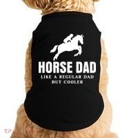 Horse Dad Like A Regular Dad But Cooler Doggie Tank thumb 0