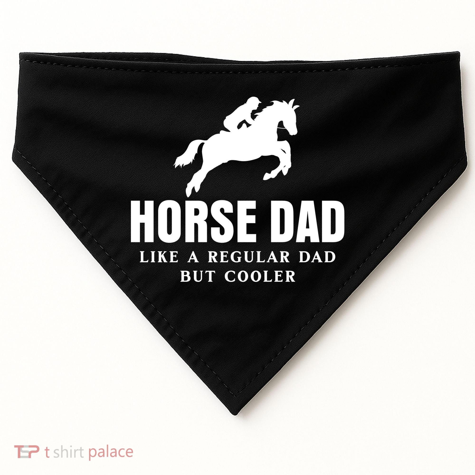 Horse Dad Like A Regular Dad But Cooler USA-Made Doggie Bandana