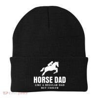 Horse Dad Like A Regular Dad But Cooler Beanie thumb 0