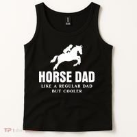 Horse Dad Like A Regular Dad But Cooler Tank Top thumb 2