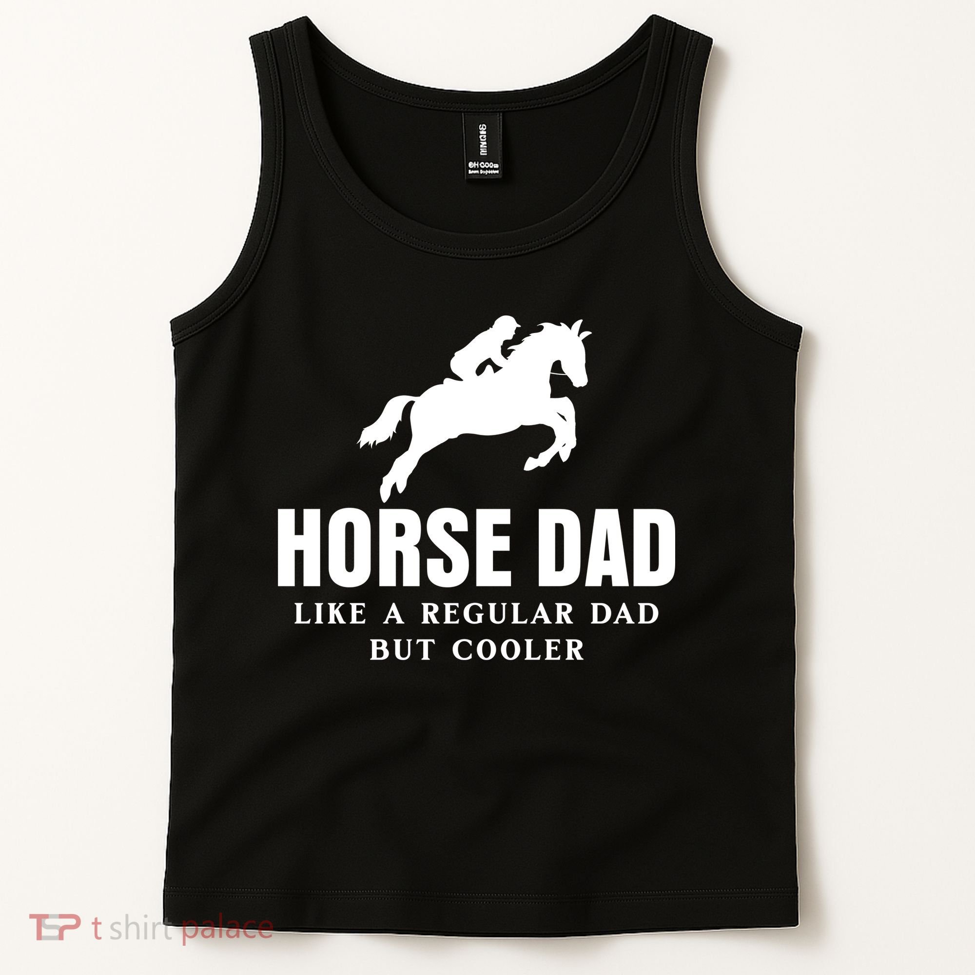 Horse Dad Like A Regular Dad But Cooler Tank Top