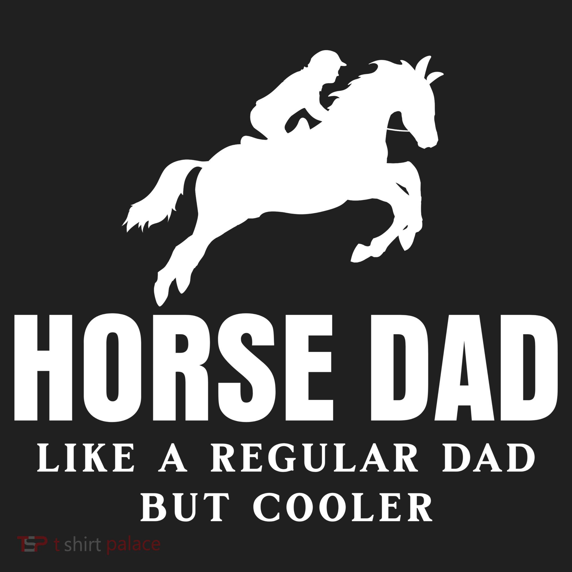 Horse Dad Like A Regular Dad But Cooler Golf Towel