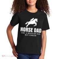 Horse Dad Like A Regular Dad But Cooler Kids T-Shirt thumb 2
