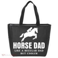 Horse Dad Like A Regular Dad But Cooler Tote Bag thumb 0