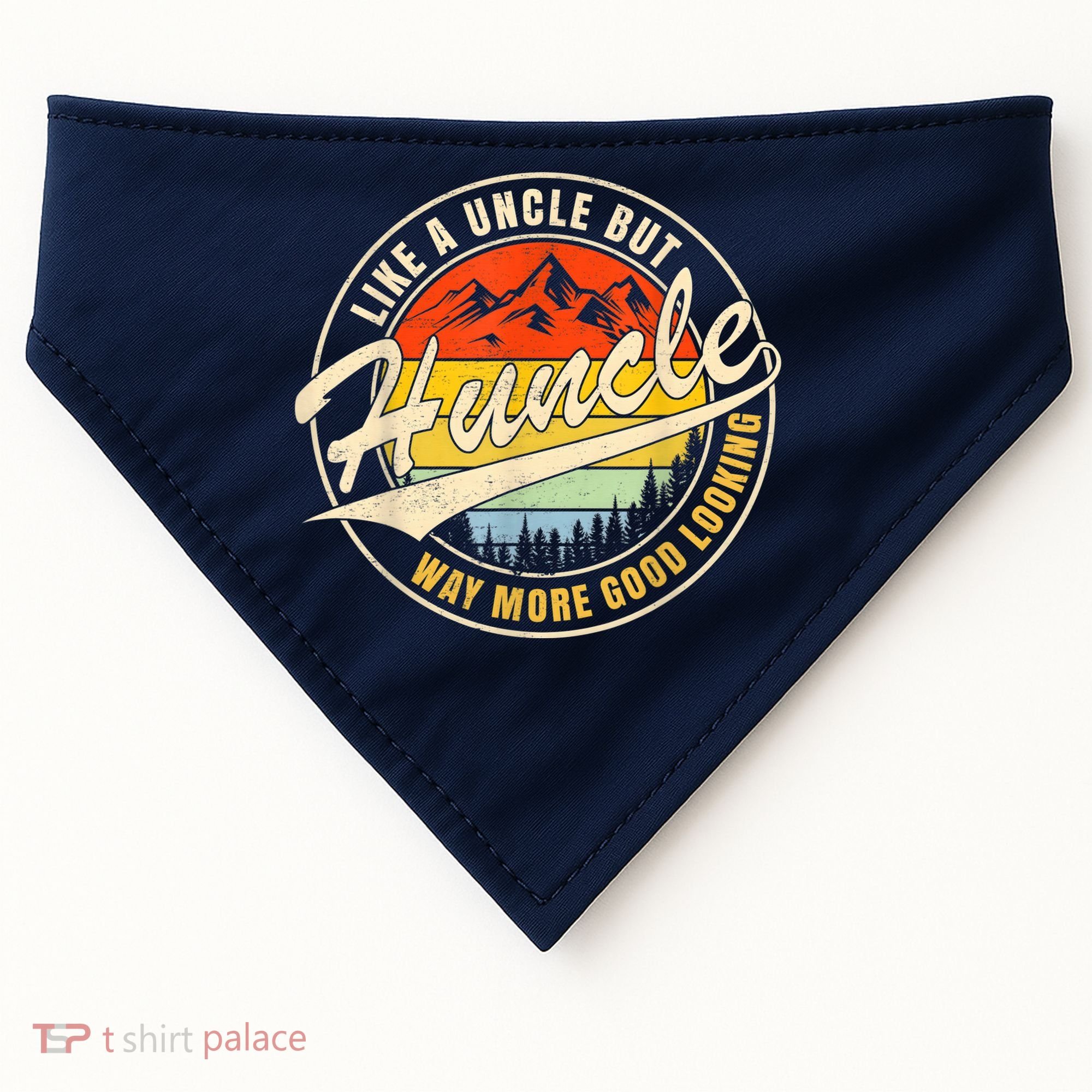 Huncle Definition Like Regular Uncle Way More Good Looking USA-Made Doggie Bandana